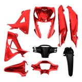 Kit Plasticos Completo Honda New Wave 110 Rojo 14-16 Mtc
