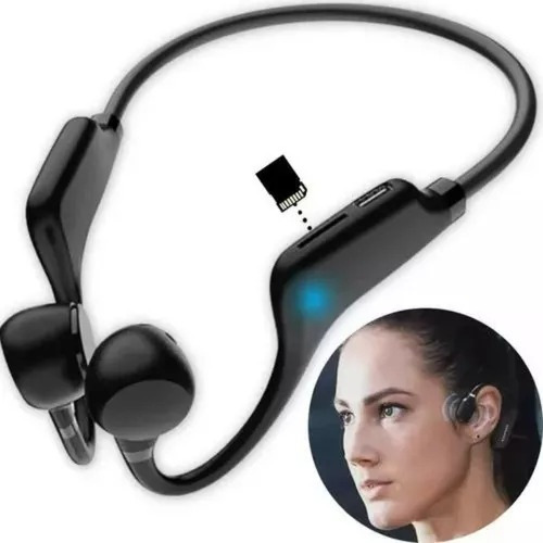 Fone De Ouvido Condução Òssea Sem Fio Bluetooth Esportivo