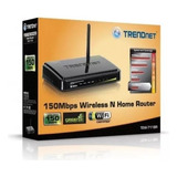 Router Wifi Trendnet Tew-711br 150mbps En Palermo Color Negro