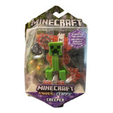 Minecraft Mattel Mojang Creeper Construye Un Bloque Detalle