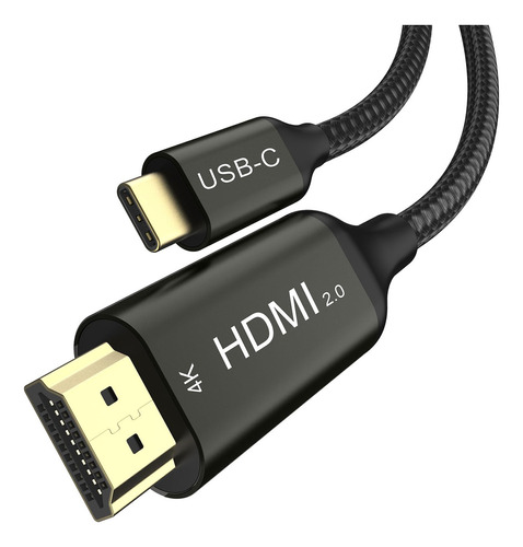 Cable Usb C A Hdmi 2.0 De 6 Pies - Thunderbolt 4/3 A Hdmi 4k