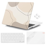 Protector Y Hard Case Macbook Air M2 13.6 - Arte Marron