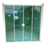 Porta De Blindex Alumínio Vidro Temperado 2,10 X 2,50 Verde