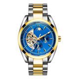 Reloj G-force Original At795a Automatico Plateado + Estuche