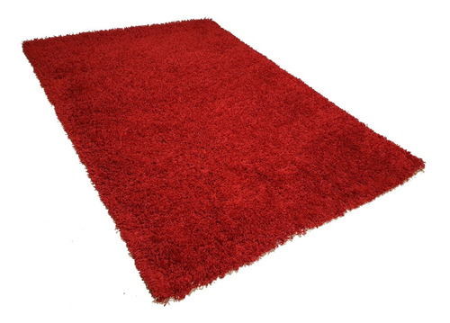 Carpeta Alfombra Satori Shaggy Roja 120 X 170 Cm Soul