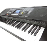 Teclado Musical 61 Teclas Hk-812- Profissional Sensitive Usb