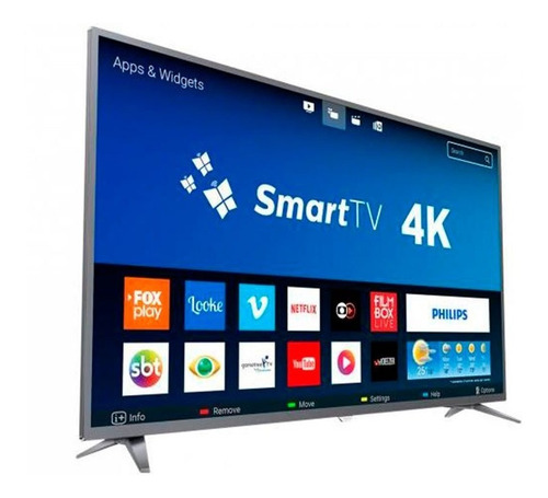 Smart Tv Led 50 Polegadas Philips 50pug6513 Ultra Hd 4k