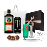 Regalo Box Jagermeister + Vaso + Jigger + Monster + Garnish 