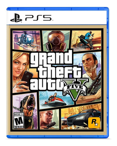 Jogo Mídia Física Grand Theft Auto V Gta 5 Ps5 Pt Br