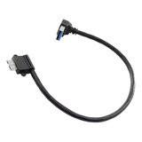 6 Cable Micro Usb 3.0, Cable Usb 3.0 Tipo A En Ángulo Hacia