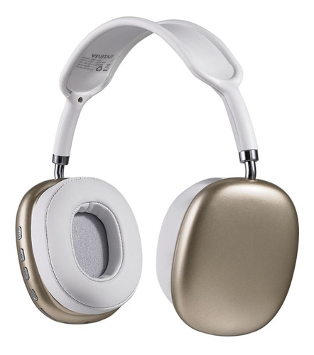 Audífono Air Vibes Vivitar V50023bt Bluetooth Premium Dorado