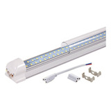 Lampara Regleta Tubo Doble Barra Led Aluminio 25w