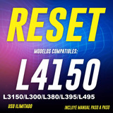 Reset Epson L3150-l4150-l4160-l3110-l3100/almohadillas