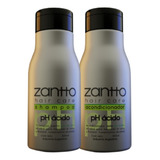 Kit Combo Shampoo Y Acondicionador Extra Ácido Zantto X350ml