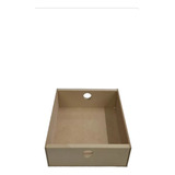 Cajón Caja  Bajo Mdf En Crudo 30x40x10.5 Cm Bandeja 