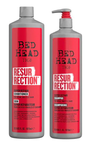 Shampoo Bed Head Resurrection 970ml + Bed Head Acond. 970ml