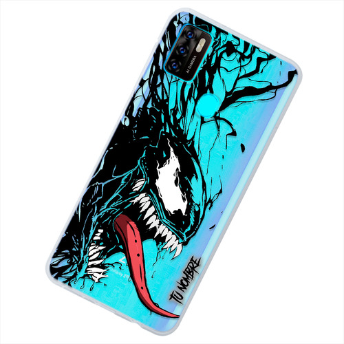 Funda Para Zte Venom Spiderman Personalizada Tu Nombre