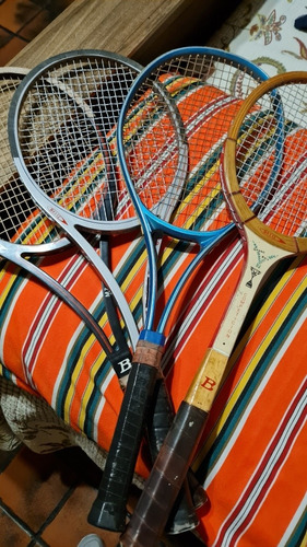 Raquetas De Tennis Viejas, Usadas, Solo Decorativas. Son 4.