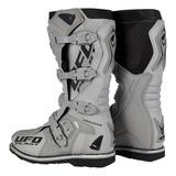 Botas De Motocross Ufo Obsidian Gris Atv Mx Sx Yfz Xr Dompa 