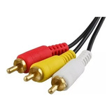 Pack 10 Cables Rca A Rca 1.8m High Right Alta Calidad