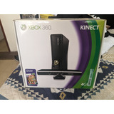 Xbox 360 Slim + Kinect, 240gb Con Juegos Incluidos 