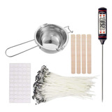 Kit Para Hacer Velas Melt Pot Wick Stickers Craft Tools /