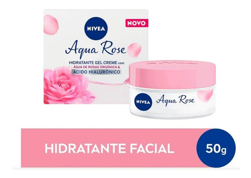 Hidratante Facial Nivea Aqua Rose Gel Creme 50ml