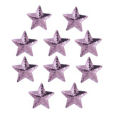 Paquete De 10 Lentejuelas De Estrella De 5 Estrellas Br...