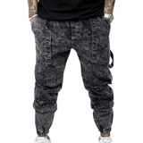 Jogger De Jean Mom Oversize Hombre Negro Nevado Premium