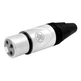 Ficha Conector Canon Xlr Hembra 3 Pines Microfono Xp Xlr198