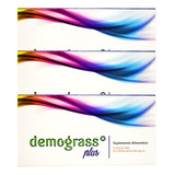 3 Cajas De Demograss Plus 30 Cápsulas - Pack