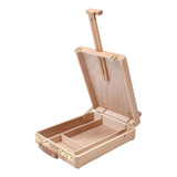 Paleta De Pintura Table Sketchbox Easel Portátil Wood Artist