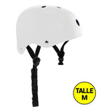 Casco Monopatín Bicicleta Talle M Blanco Doble Regulación Talle M (53-57cm)