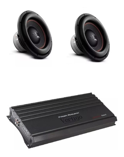 Paquete Amplificador Vertigo Va1-10000d+ 2 Subwoofer Ds18