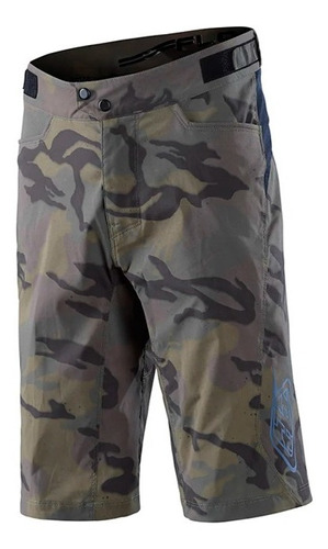 Short Bici Mtb Troy Lee Designs Flowline Spray Camo Army