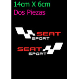 Vinil Sticker Calcomanía Auto Lateral 2 Piezas Seat Ibiza