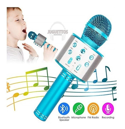 Micrófono Inalámbrico Portátil Bluetooth De Karaoke