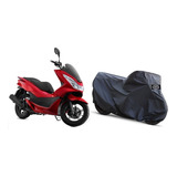 Funda Cubre Moto Honda Pcx Elite Wave Biz  Impermeable Felpa