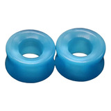 Expansores De Oreja 2pzas Piedra Natural 10mm Tunel Blue