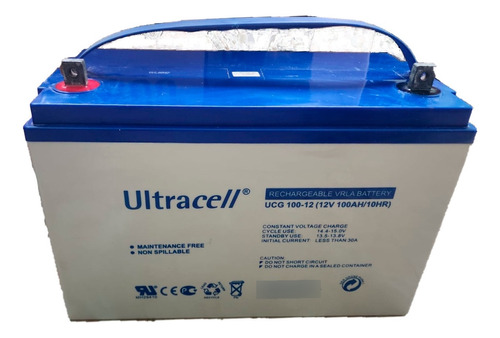 Batería Gel Vrla 100ah 12v Ciclo Profundo Ultracell Inglesa