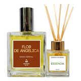 Kit Perfume Feminino Flor Angélica 100ml + Difusor Para Casa