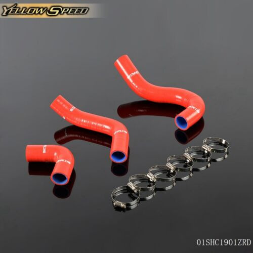 Red Silicone Radiator Hose Fit For Suzuki Swift Mk4 M15a Ccb