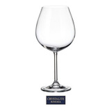 Copa Cristal Bohemia Vino Colibri 650 Ml Set X6 Crystalite