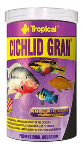 Alimento Gránulos Ciclidos Tropical Cichlid Gran 138g