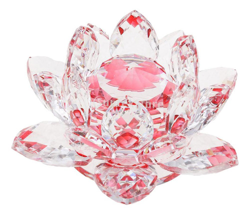 Cristal Flor De Lótus Paperweights Modelo Lótus De