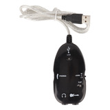 Adaptador De Guitarra Usb Compatible Con Cable Mp3 Wav Aiff