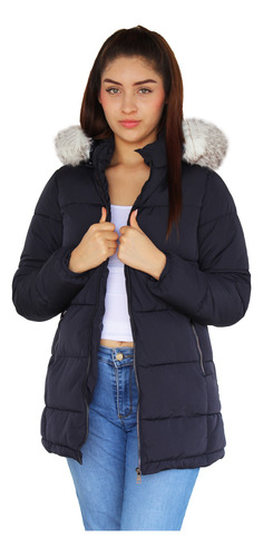 Chamarra Chaqueta Abrigo Mujer Curvy Invierno Moda Casual 14