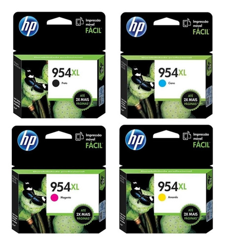 Combo Cartuchos De Tinta Hp 954xl (4 Colores)