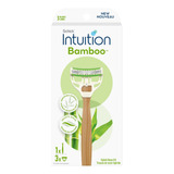 Máquina De Afeitar Schick Intuition Bambú 3-hojas 1