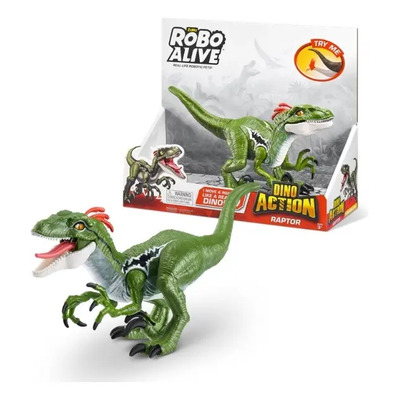 Robo Alive Dino Action Raptor Dinosaurio Electronico Juguete | Meses sin interés